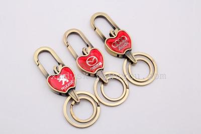 XMD833 qing gu imitation copper key chain large double ring auto key chain manufacturers direct marketing