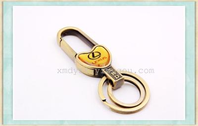 XMD836 double ring qing gu imitation copper key chain manufacturers direct marketing