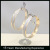 Exaggerated metal hoop earrings Western fashion jewelry Yiwu commodity