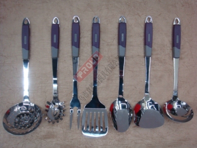 Stainless steel kitchen utensils, cooking handle stainless steel spatula spoon, slotted spoon, spoon, dinner spoon