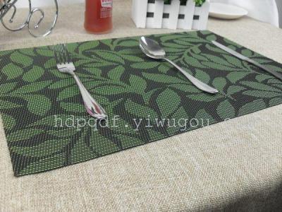 Factory Outlet PVC placemats textilene table mat waterproof pad Potholder Western pad