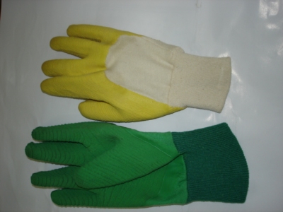 Cotton crepe labor protection gloves