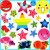 Cute puffy sticker foam dimensional stickers mix mobile notebook stickers IDO-K