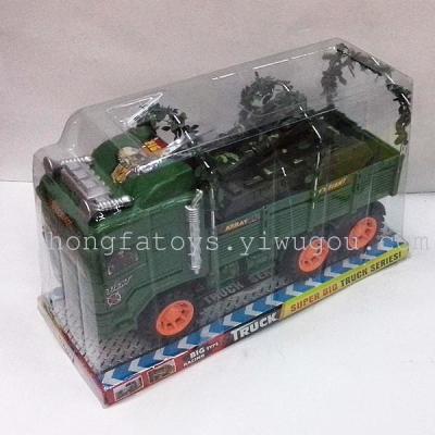 WL838-7 p hood mounted inertia military vehicles carrying tank cars for children, educational toys