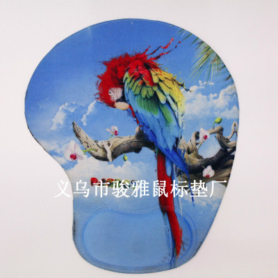 Factory outlets to develop advertising mouse pad print LOGO wristlet natural rubber mouse pad