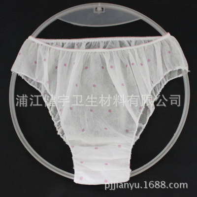 Disposable Non Woven Underwear Briefs ladies Triangle pants travel essential