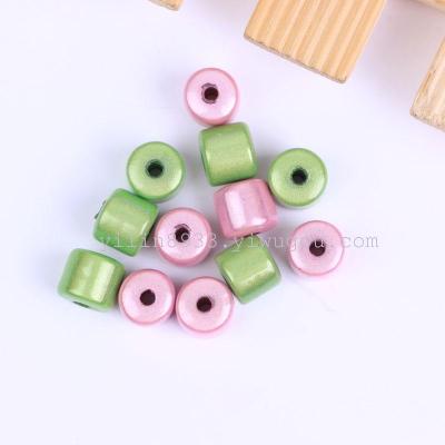 ABS 8 mm cylindrical fantasy bead children 's toys DIY accessories
