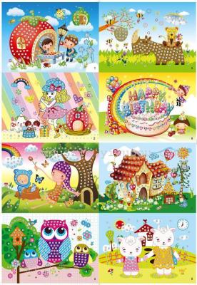DIY mosaic children's educational posters promotional giveaways handmade toys