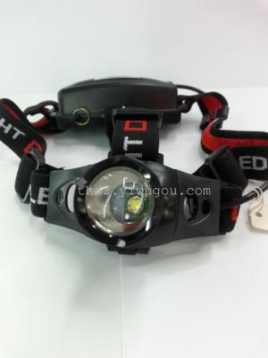 Hot selling rechargeable headlights, retractable headlights, bright searchlights, camping lights
