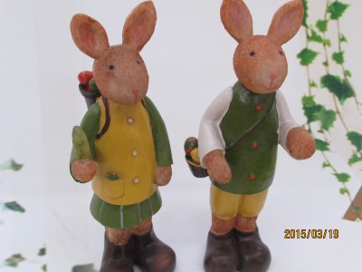 Cute rabbit animal ornaments Home Furnishing resin decoration decoration resin crafts