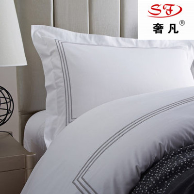 Zheng hao hotel supplies 80 cotton sateen designs quilt set bedspread bed four piece suite five-star hotel