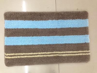 Exquisite color Micro Fiber absorbent non-slip floor mat