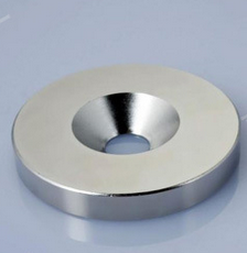 Factory direct magnets 10*2.8mm hole 3mm galvanized magnet