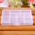 Transparent plastic PP6 case with cover sorting box desktop and sorting box medicine box wholesale