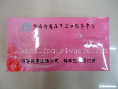 Advertising boxed paper towels napkins made to order bespoke boxes customized health service center paper towel