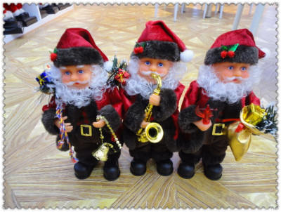 9123 Santa Sax red moon will move the music package of Christmas gifts.
