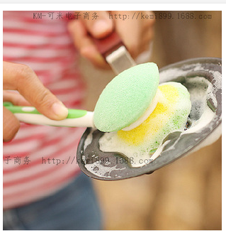 Wash KM1211 cup brush suction cup vertical cup brush clean long handle cup sponge brush