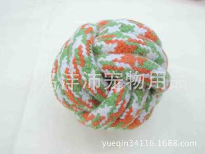 FP8103 unique new Plaid wool dog ball tooth knot knot ball ball