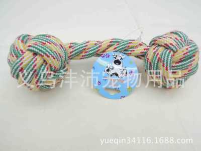 FP8118 dog tooth bite ball cotton rope ball knot knot ball toy molar