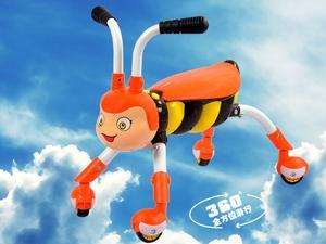 368 children's slide Walker Burt's bees can sit back and ride on stroller-Orange