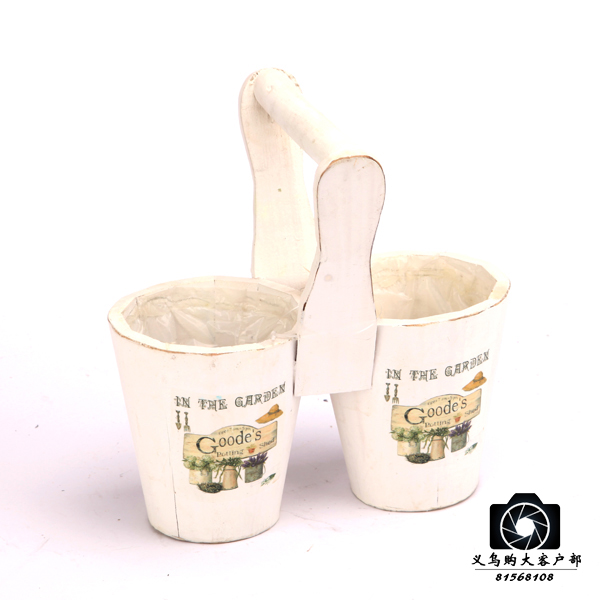 木质田园木制花槽花架花几 隔断大花器花盆 设计空间收纳复古文艺