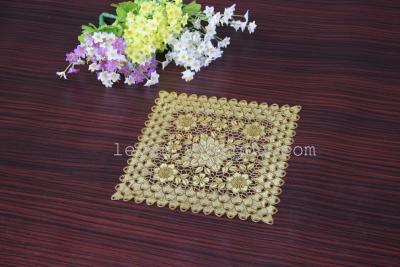 Bronzing Placemat PVC Gold Stamping Mat 20cm Square Placemat Various Sizes Placemat Supply Complete