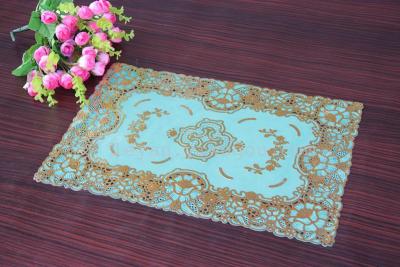Gilding Placemat PVC Gold Stamping Mat 30 * 45cm Color Placemat Various Sizes Placemat Supply Complete