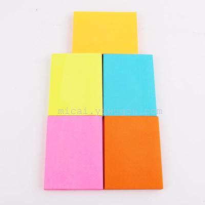 Fluorescent Color Rectangular Sticky Notes  Notes MC-9804