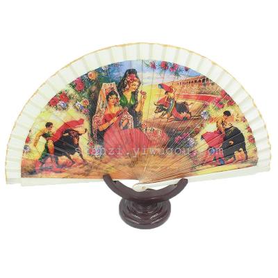 New Spain fan thermal transfer color fan, supports customization.