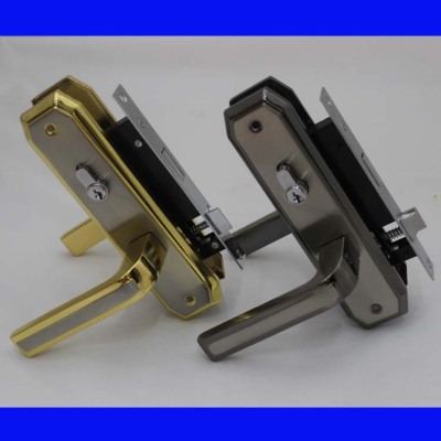 KENYOS direct selling furniture lock wood door lock mechanical aluminum alloy lock black nickel imitation gold GJS