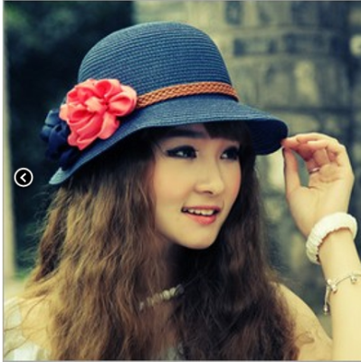 Ms. flowers of spring and summer new sun hat sun hat Sun Beach Hat folding hat wholesale