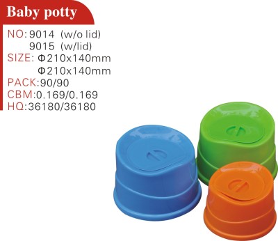 Baby potty with cover