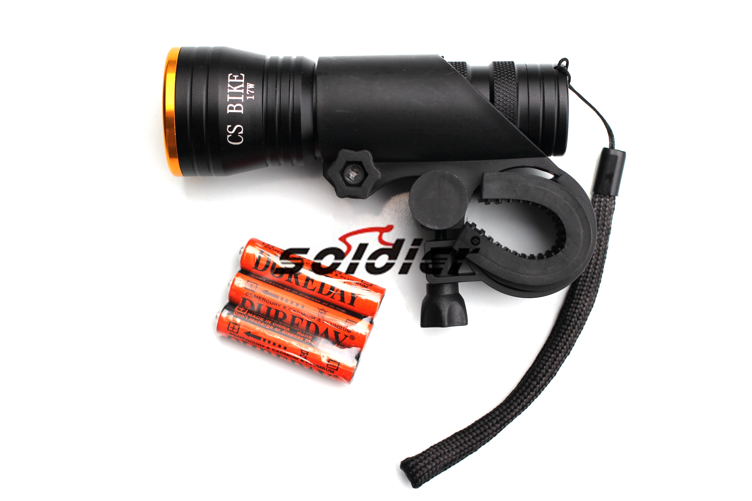 CS BIKE 7W迷你不可调焦夜行电筒//SJ-1007