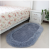 70 * 170cm Oval Elastic Silk Carpet