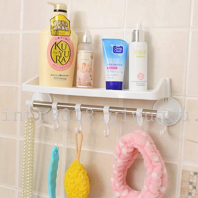 6110 suction cup dual-use powerful wall-mounted racks kitchen bathroom suction cup racks home daily