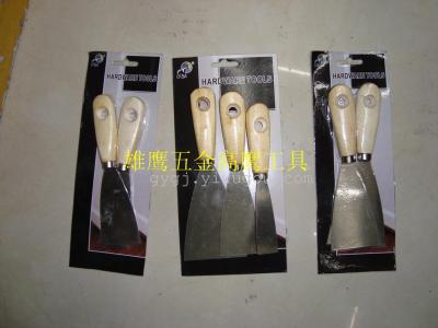 Mirror wood putty knife clip full tail artisan tool knife knife knife blade wall plastering cement