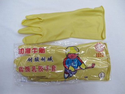 Xintiange brand industrial latex thickened acid-proof alkaline gloves