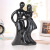 Gao Bo Decorated Home Fashion Dance Modeling European Body Series Electroplating Ceramic Crafts Ceramic Figures