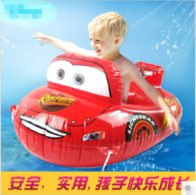 Children's swimming circle car ride circle yacht cartoon inflatable toy manufacturers direct sales