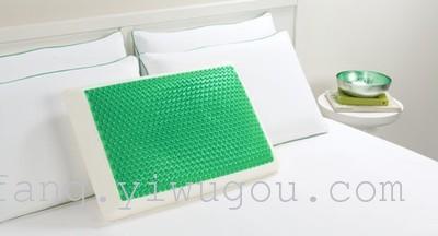 Slow rebound memory gel pillow shoulder pad retaining cervical health pillow