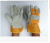 Fur Short Cowhide Welding Wear-Resistant Insulation Labor Protection Open Work