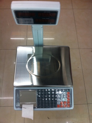 Print electronic scale, price scale, weighing scale, cashier box