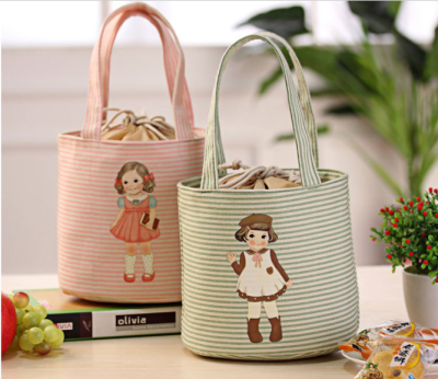 Insulation thickened doll Pack student laptop lunch box bag brought lunch bag ice pack