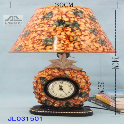  the creative home desk lamp Chinese ceramics with clock table lamp 24 from the batch