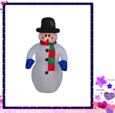 9123 inflatable 1.3 meters Snowman Christmas holiday scene decoration Christmas gift