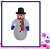 9123 inflatable 1.3 meters Snowman Christmas holiday scene decoration Christmas gift