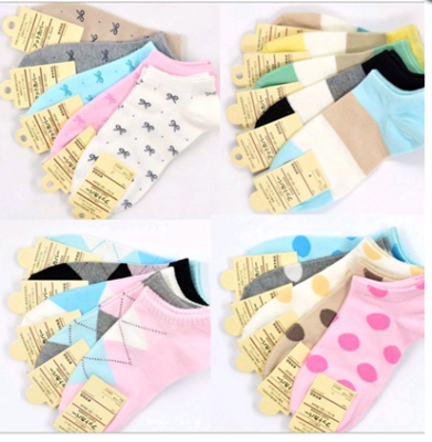 New Ladies candy color thin cotton socks Korea Mens Cotton Socks