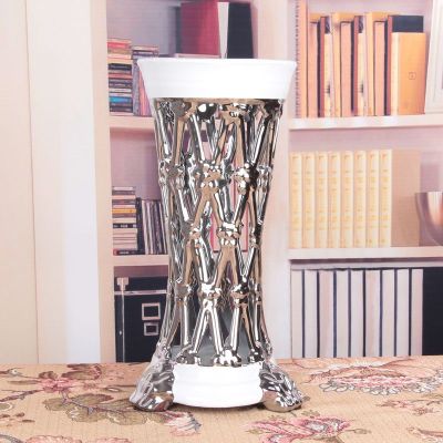 Gao Bo Decorated Home Fashion home decor ornament plated hollow bamboo vase