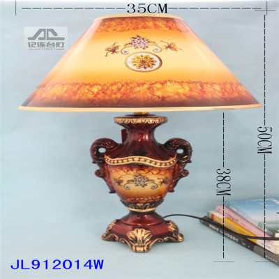 the creative home desk lamp Chinese ceramics with clock table lamp 12 from the batch