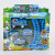 Boxed electric plastic educational toys children toy track Smurf track train
